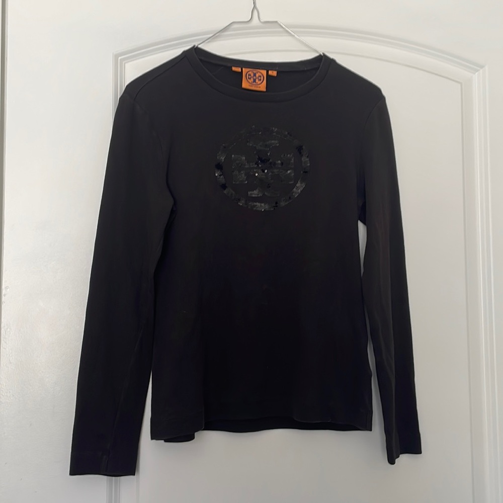 Tory Burch sequins logo t-shirt
